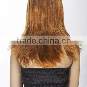 Golden Blonde Color Syntheitc Long Hair Lace Wig, Gradient Wigs thumbnail-3