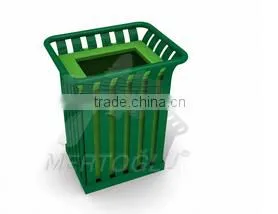 Metal Outdoor Litter Bin Mbk-117a thumbnail-1