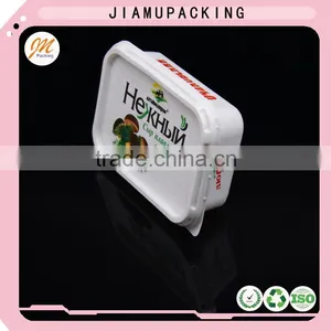 White Plastic PP Butter Packing Container thumbnail-1