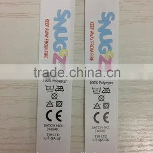 Satin Double Sides Silk Screen Printing Care Label,printing Size Garment Labels thumbnail-5
