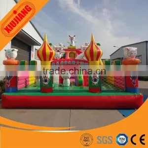 China Used Commercial Inflatable Bouncy Castle Playground thumbnail-1