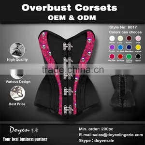 OEM &ODM Service Women Tight Latex Magic Sexy Women Burlesque Black Sexy Mature Corset thumbnail-1