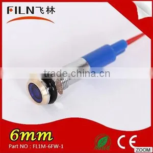 Indicator Call Led Light Red Yellow Green White Blue Mini Signal Lamp 6mm 24v With Wire thumbnail-4