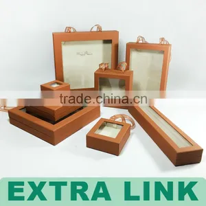 Wholesale Handmade Luxury Velvet Custom PU Leather Jewelry Box For Lady thumbnail-3