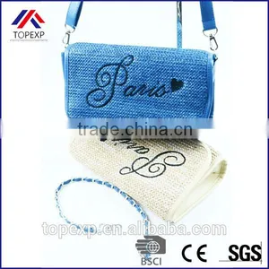 Crochet Straw Bag Mini Beach Bags Shoulder Bag thumbnail-1