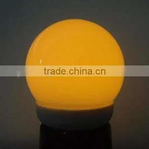 Globe Shape 1W/3W G45 LED Color Bulb thumbnail-1
