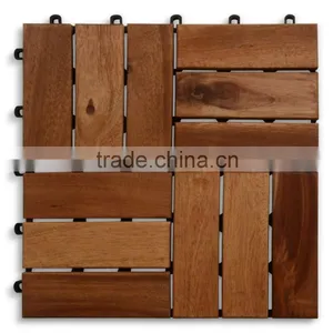 Wood Decking/Interlocking Outdoor Deck Tiles , Wood Garden Deck Tiles, Garden Tiles thumbnail-2