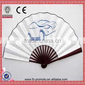 Fashion Custom Promotional Folding Bamboo Hand Fan for Event and Holiday thumbnail-5