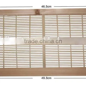 Beekeeping Fir Wood Frame Bamboo Sticks Vertical Queen Excluder thumbnail-3