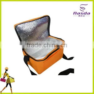 Non Woven Cans Thermal Frozen Food Lunch Insulated Cooler Bag thumbnail-1