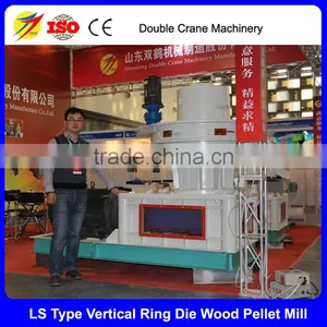 Factory Price Vertical Ring Die Sawdust Pellet Machine Mill thumbnail-1