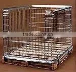Folded Metal Pallet Cage thumbnail-1