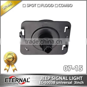 Offroad Jeep Wrangler JK 07-15 LED Signal Turn Wheel Grill Light Rubicon 4x4 Amber Lamp thumbnail-3