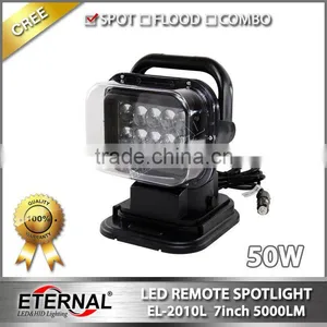 50W High Power Wireless Remote Spotlight Search Lamp for Marine Boat 4x4 Off-road Truck Emergency Vehicles thumbnail-2