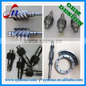 Custom Made Precision Steel Worm and Gear for Conveyor thumbnail-2