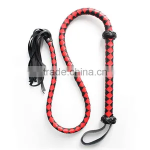 SEX TOYS SEX BULL WHIP SEX PRODUCT BULL WHIP PU BRAIDED BULL WHIP WITH LONG FOLPPY SEX PRODUCTS WHOLESALE BULL WHIP thumbnail-1