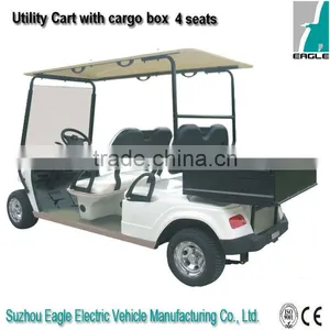 Electric Utility Golf Cart With Cargo Box, CE Approved, EG2048H thumbnail-1