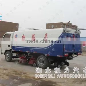 Dongfeng Auto Swivel Sweeper Truck Supplier thumbnail-1