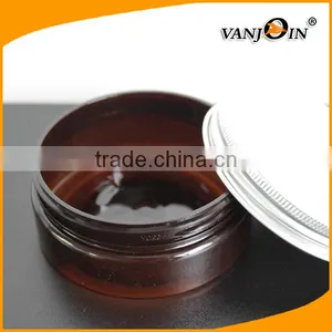 5 oz Amber Wide Mouth PET Plastic Jars With Metal Cap thumbnail-6