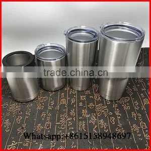 2017 New 12oz/20oz/30oz Stainless Steel Tumbler Double Wall Vacuum Insulated Auto Cup Travel Mugs thumbnail-1