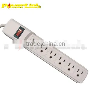 H80170 UL/CUL 6 Outlet Power Strip With Surge Protectors thumbnail-1