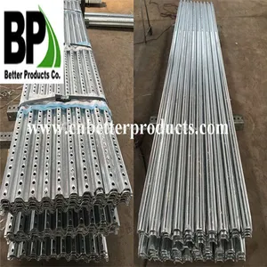 Outdoor Perforated Traffic Steel U Shaped Posts for Safety Control thumbnail-1