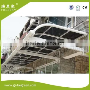 Freesky Waterproof Aluminum Patio Awning Cover Terrace Canopy Garden Pergola thumbnail-1