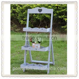 Fallen Fruits FSC Pine Stepped Plant Stand thumbnail-1