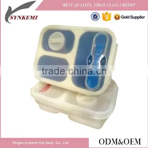 Food Grade Silicone Folding Lunch Box thumbnail-1