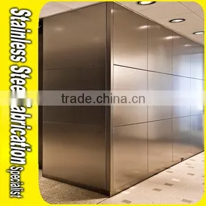 PVD Color Coating Stainless Steel Sheet Exterior Metal Wall Covering thumbnail-1