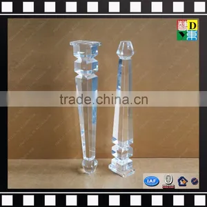 Modern Transparent Acrylic/plexiglass/PMMA Tables and Sofa and Chairs and Bench Legs thumbnail-1