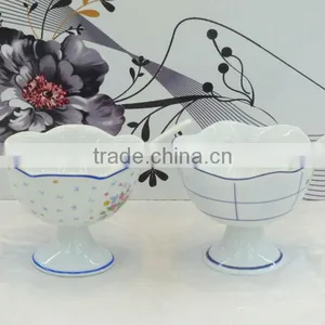 PORCELAIN ICE CREAM CUP WITH SPOON thumbnail-1
