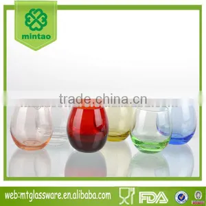 86ml Hand Mande Mini 6colorful Cheap Shot Glass thumbnail-1