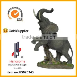 14 Inch Home Decoration Souvenir Brass Imitating Elephant Animal Statue thumbnail-5