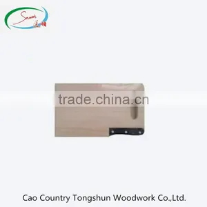 Hot Selling Round Bamboo Chopping Board With Handle thumbnail-3