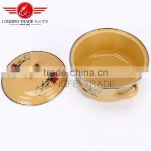Chinese Hot Sale High Quality Cheap Enamel Cookware Sets / Casserole thumbnail-5