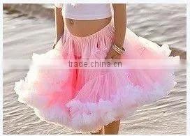 Pretty Chiffon Pettiskirt for Infant Toddler Pettiskirts for Kids thumbnail-1