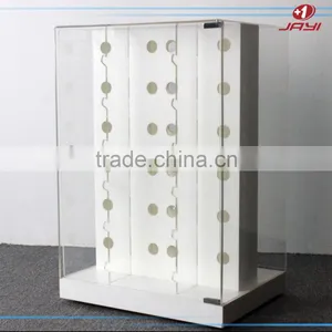 Custom Floating Lockable Perspex Acrylic Display Showcase Cabinet for Shop thumbnail-1