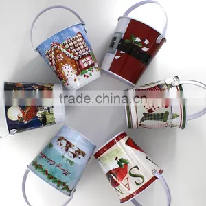 New Product Factory Directly Sales for Gift Ice Metal Tin Wine Buckets for Kids thumbnail-1