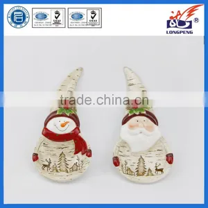 Dolomite Santa & Snowman Spoon Rests Holder thumbnail-1