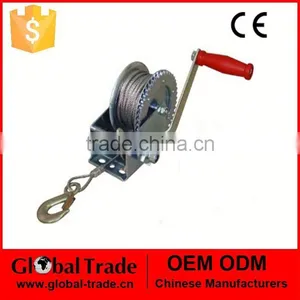 362866-1 Cable 1000 Lbs Capacity 1500 Lbs Breaking Force 4:1 Gear Ratio Hand Winch thumbnail-1