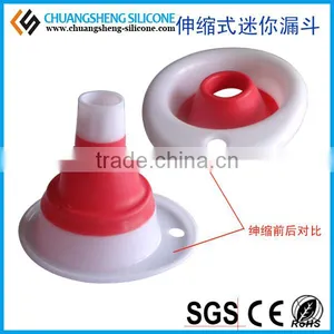 Foldable Silicone Oil Funnel, Wine Funnel, Water Funnel thumbnail-2