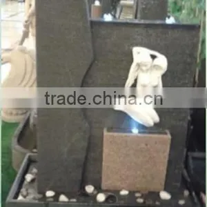 Led Granite Stone Fountain Restaurant Garden Stone Ornament thumbnail-1
