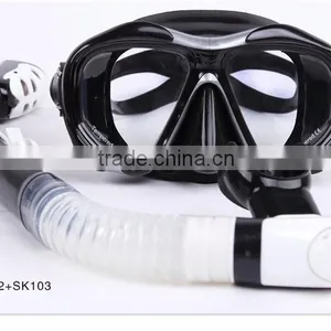 Hot CE Approval 2016 Hot Sale Water Sports Training Snorkeling Equipment Anti-Fog Silicone Scuba Diving Mask Snorke thumbnail-4