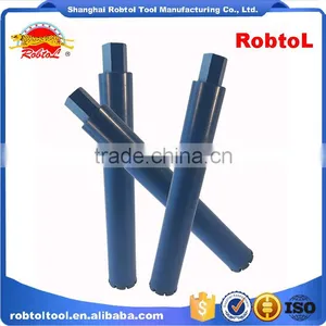 55mm Cured Reinforced Concrete Diamond Core Drill Bits Asphalt Masonry Cement Brick Block Wet Boring Segmented Brazed Laser Weld thumbnail-1