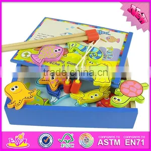 2016 New Design Magnetic Wooden Children Fish Toy W01A088 thumbnail-1