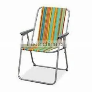 Folding Beach Chair With Armrest thumbnail-1