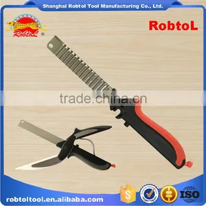 3in 1 Kitchen Clever Scissors Shears Multi Scissors Multi Function Cutter Food Choppers Smart Knife Board Vegetable Slicer thumbnail-3
