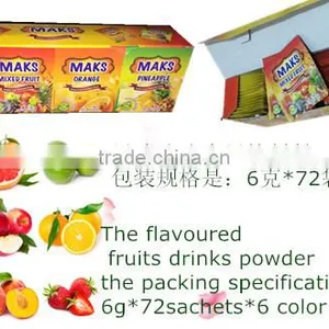 Instant Assorted Fruit Flavor Drink Powder 5g to 25kg Packing Available thumbnail-4