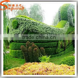 Factory Design Experienceed Manufacturer Customize Artificial Fake Garden Grass Animal Grass Decoration thumbnail-2